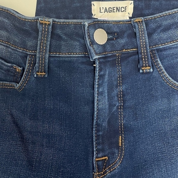 L'AGENCE Serena Baby Flare in Azul - Picture 6 of 7